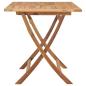Preview: Gartentisch Klappbar 120x70x75 cm Massivholz Teak