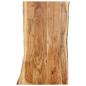 Preview: ARDEBO.de - Tischplatte Massivholz Akazie 100x(50-60)x2,5 cm