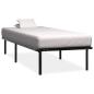 Preview: ARDEBO.de - Bettgestell Schwarz Metall 90×200 cm