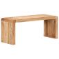 Preview: ARDEBO.de - Bank 110x38x46 cm Massivholz Akazie