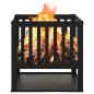 Preview: Feuerstelle 40x40x40 cm Stahl
