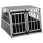 Preview: Hundetransportbox mit Doppeltür 94 x 88 x 69 cm