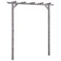 Preview: ARDEBO.de - Garten-Pergola Grau 200x40x205 cm Imprägniertes Kiefernholz