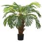 Preview: ARDEBO.de - Künstliche Palme Cycas mit Topf 90 cm Grün