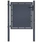 Preview: ARDEBO.de - Gartentor aus Stahl 100 x 100 cm Anthrazit