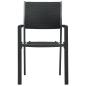 Preview: Gartenst?hle 2 Stk. Schwarz Kunststoff Rattan-Optik