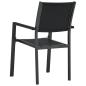 Preview: Gartenst?hle 2 Stk. Schwarz Kunststoff Rattan-Optik