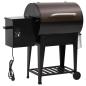 Preview: Pelletgrill mit Ablage Schwarz 94 cm Eisen