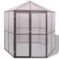 Preview: Gewächshaus Aluminium 240×211×232 cm