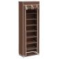 Preview: Schuhschrank Schuhregal 8 Schicht 57 x29 x162 cm Braun