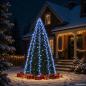 Preview: ARDEBO.de - Weihnachtsbaum-Lichternetz mit 400 LEDs Blau 400 cm