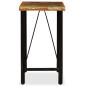 Preview: Bartisch Altholz Massiv 60x60x107 cm