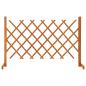 Preview: ARDEBO.de - Garten-Rankzaun Orange 120x90 cm Massivholz Tanne