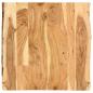 Preview: ARDEBO.de - Tischplatte Massivholz Akazie 58x(50-60)x2,5 cm