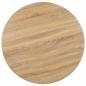 Preview: Bistrotisch Hellbraun 80 cm MDF