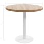 Preview: Bistrotisch Hellbraun 80 cm MDF