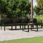 Preview: ARDEBO.de - 5-tlg. Garten-Lounge-Set mit Kissen Aluminium Anthrazit