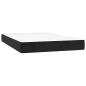 Preview: Boxspringbett mit Matratze Schwarz 120x200 cm Samt