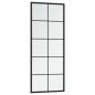 Preview: Wandspiegel 2 Stk. Schwarz 100x40 cm Metall