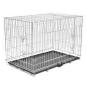 Preview: ARDEBO.de - Faltbare Hundebox Metall XXL
