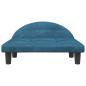 Preview: Hundebett Blau 70x52x30 cm Samt