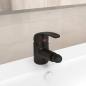 Preview: ARDEBO.de - Badezimmer Bidet Mischbatterie Schwarz 13x12 cm