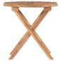 Preview: Gartentisch Klappbar 45x45x45 cm Massivholz Teak
