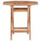 Preview: Gartentisch Klappbar 45x45x45 cm Massivholz Teak