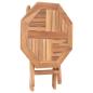 Preview: Gartentisch Klappbar 45x45x45 cm Massivholz Teak