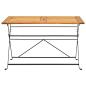 Preview: Klappbarer Gartentisch 120x70x74 cm Massivholz Akazie