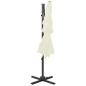 Preview: Sonnenschirm mit Aluminium-Mast 4-lagig Sandfarben 250x250 cm