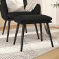 Preview: ARDEBO.de - Fu?hocker Schwarz 45x29,5x35 cm Stoff