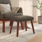 Preview: ARDEBO.de - Fußhocker Grau 45x29,5x35 cm Kunstleder