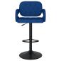 Preview: Barhocker 2 Stk. Blau Stoff