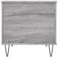 Preview: Couchtisch Grau Sonoma 60x44,5x45 cm Holzwerkstoff