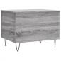 Preview: Couchtisch Grau Sonoma 60x44,5x45 cm Holzwerkstoff