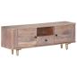 Preview: ARDEBO.de - TV-Schrank 118x30x40 cm Massivholz Akazie