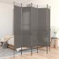 Preview: ARDEBO.de - 5-tlg. Paravent Anthrazit 200x220 cm Stoff