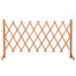 Preview: ARDEBO.de - Garten-Rankzaun Orange 150x80 cm Massivholz Tanne