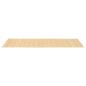 Preview: Teppich Bambus 80x200 cm Natur