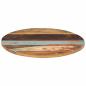 Preview: Tischplatte Rund 80 cm 25-27 mm Altholz Massiv