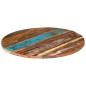 Preview: Tischplatte Rund 80 cm 25-27 mm Altholz Massiv