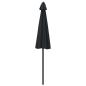 Preview: Sonnenschirm mit Aluminium-Mast 250 cm Schwarz