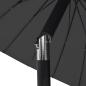Preview: Sonnenschirm mit Aluminium-Mast 250 cm Schwarz