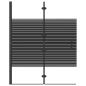 Preview: Faltbare Duschkabine ESG 100x140 cm Schwarz