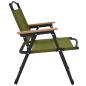 Preview: Campingst?hle 2 Stk. Gr?n 54x43x59 cm Oxford-Gewebe