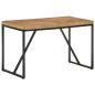 Preview: ARDEBO.de - Esstisch 120x60x76 cm Massivholz Akazie und Mango