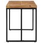 Preview: Esstisch 120x60x76 cm Massivholz Akazie und Mango