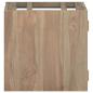 Preview: Wand-Badschrank 46x25,5x40 cm Massivholz Teak