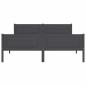 Preview: Massivholzbett Kiefer Grau 160x200 cm